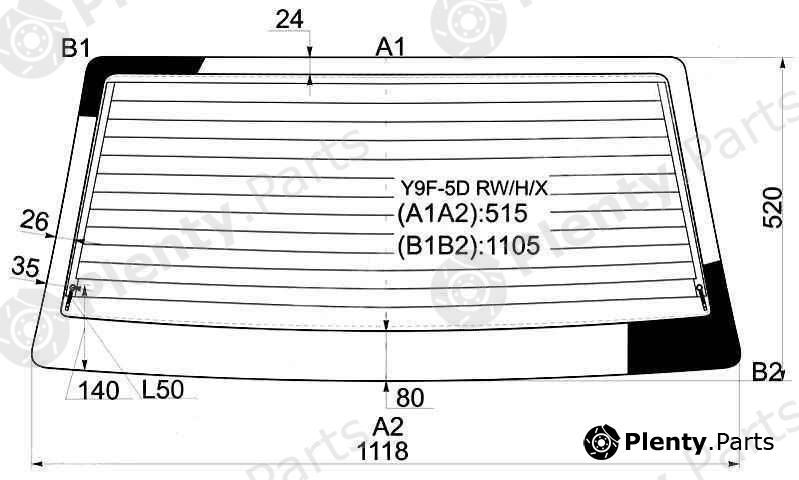  XYG part Y9F-5DRW/H/X (Y9F5DRWHX) Replacement part