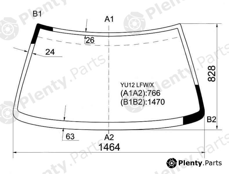  XYG part YU12LFW/X (YU12LFWX) Replacement part