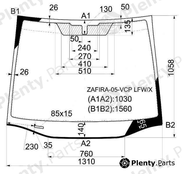  XYG part ZAFIRA-05-VCPLFW/X (ZAFIRA05VCPLFWX) Replacement part