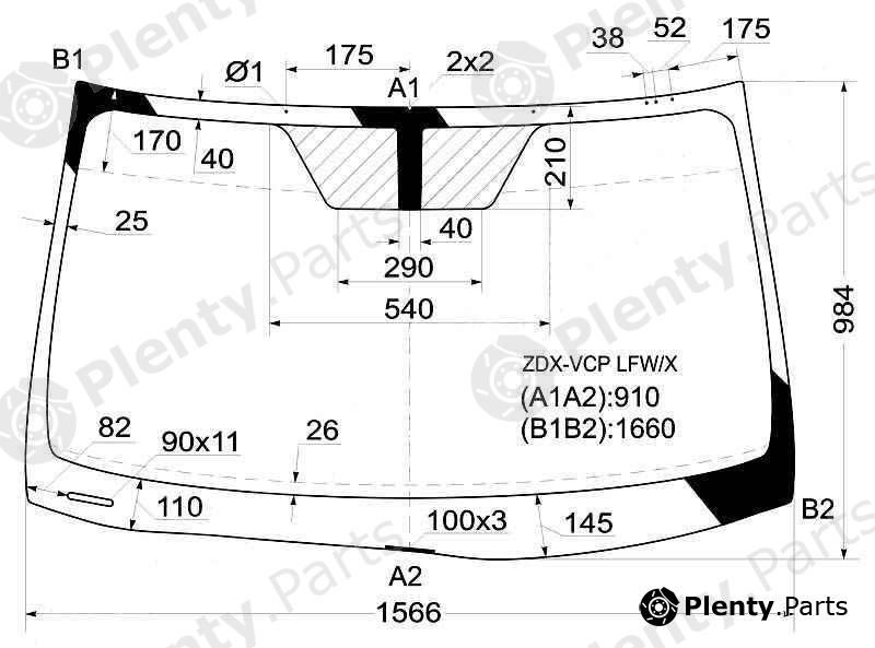  XYG part ZDX-VCPLFW/X (ZDXVCPLFWX) Replacement part