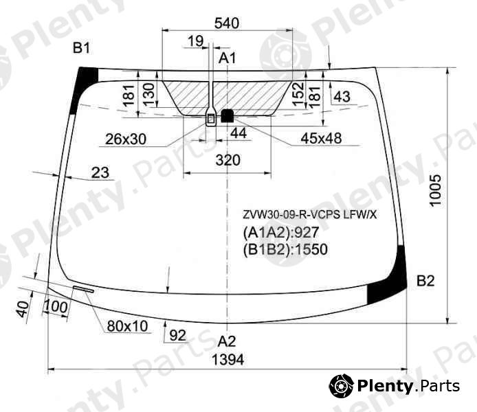  XYG part ZVW30-09-R-VCPSLFW/X (ZVW3009RVCPSLFWX) Replacement part