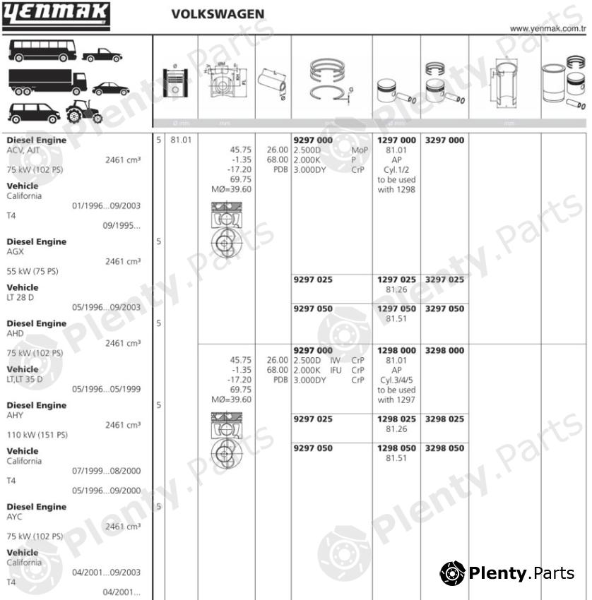  YENMAK part 1297000 Replacement part