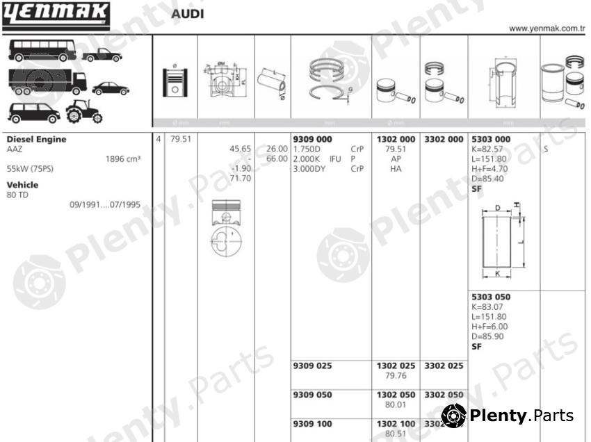  YENMAK part 1302.000 (1302000) Replacement part