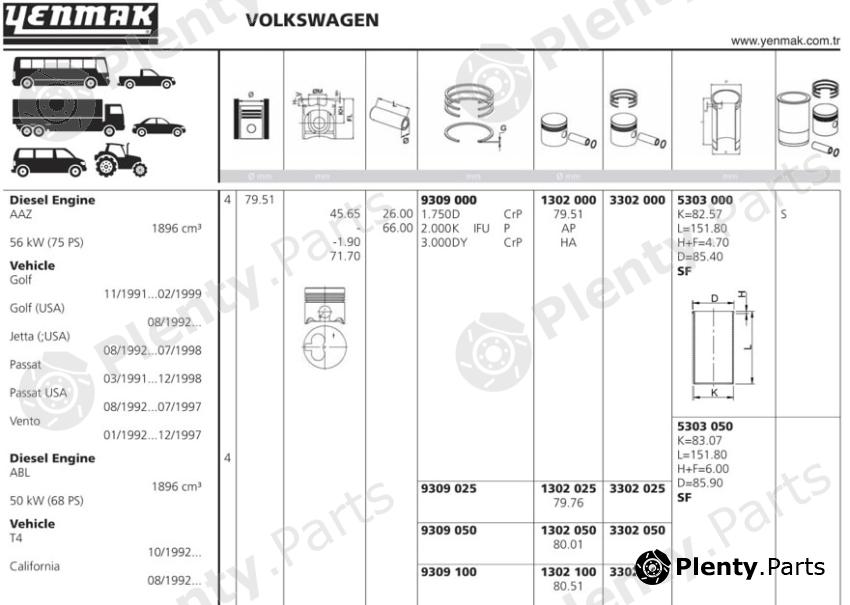  YENMAK part 1302.000 (1302000) Replacement part