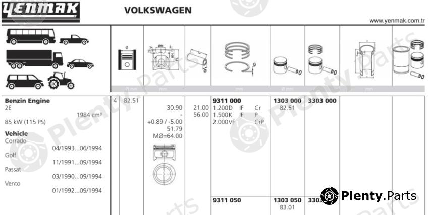  YENMAK part 1303.050 (1303050) Replacement part