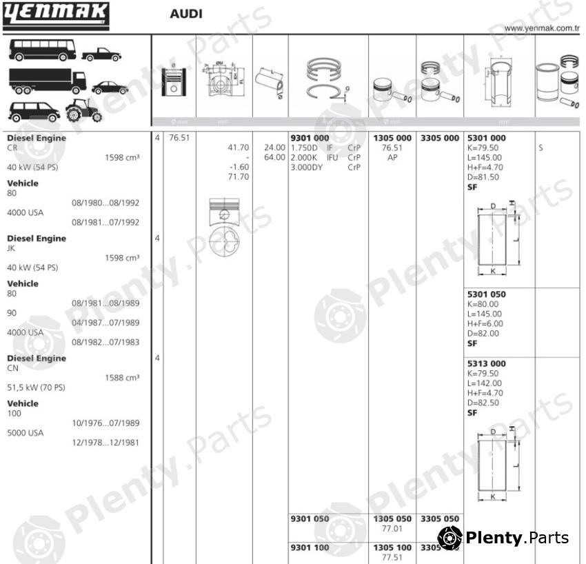  YENMAK part 1305000 Replacement part