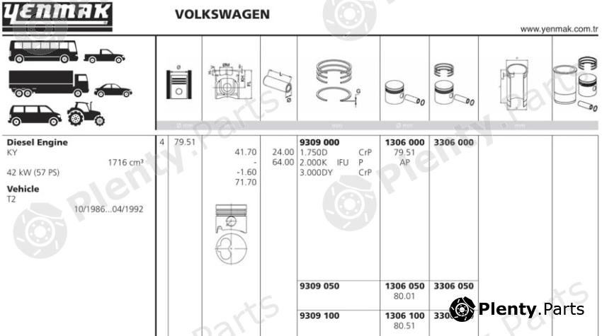  YENMAK part 1306050 Replacement part