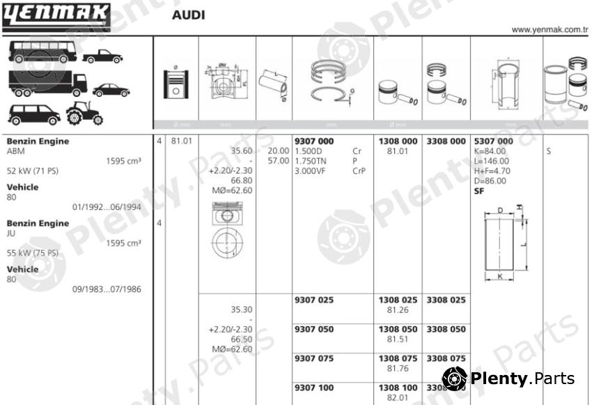  YENMAK part 1308000 Replacement part