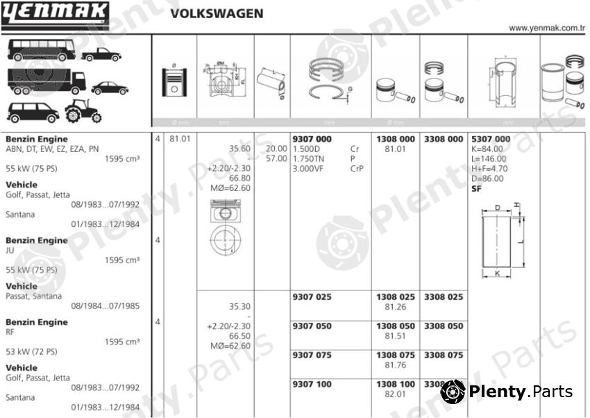  YENMAK part 1308050 Replacement part