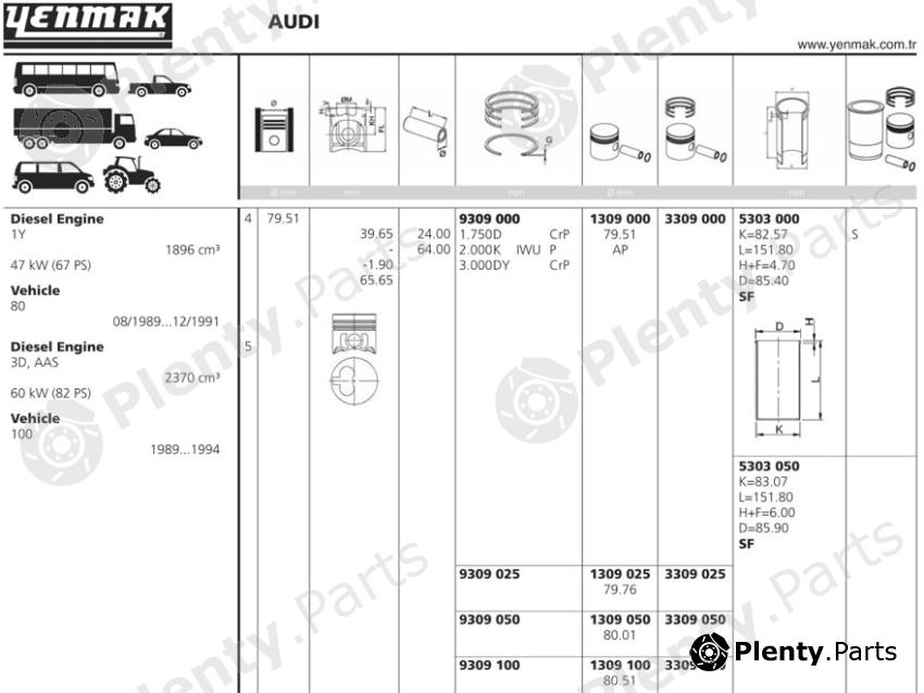  YENMAK part 1309050 Replacement part