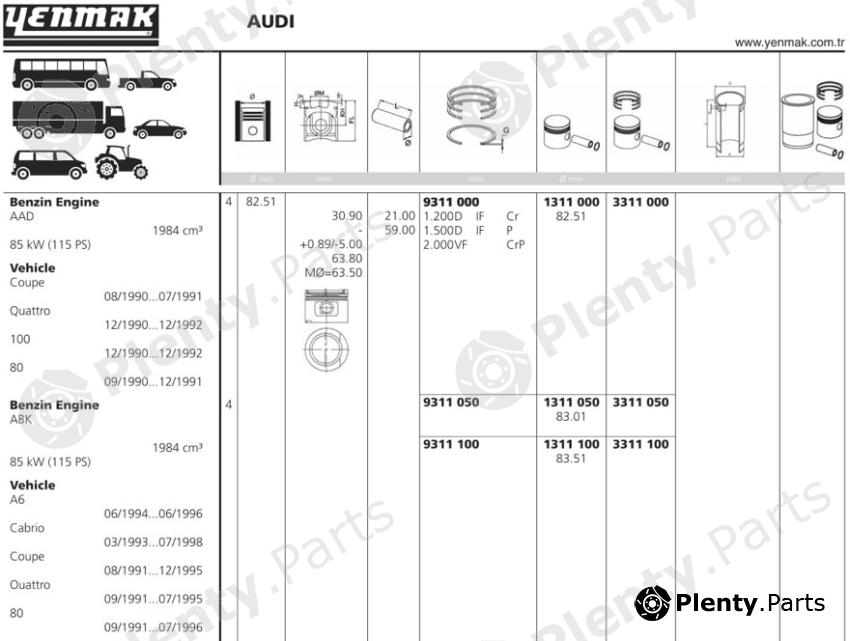  YENMAK part 1311100 Replacement part