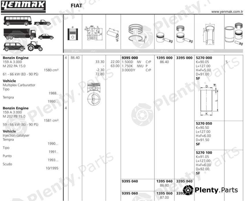  YENMAK part 1395000 Replacement part
