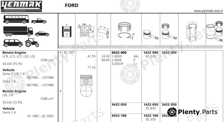  YENMAK part 1422100 Replacement part