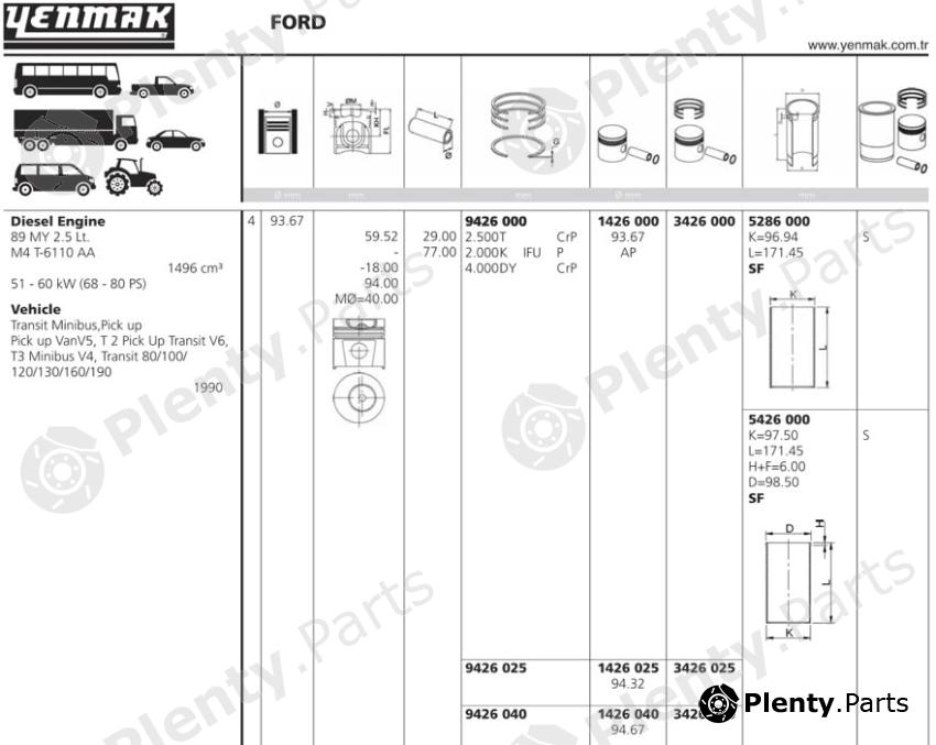  YENMAK part 1426000 Replacement part