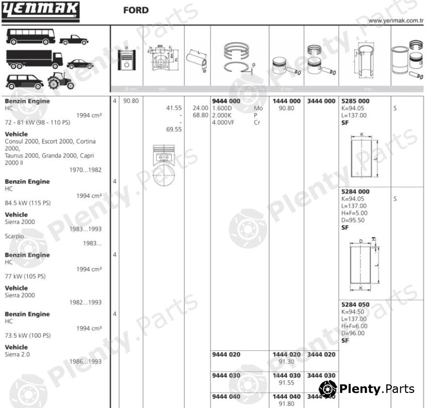  YENMAK part 1444000 Replacement part