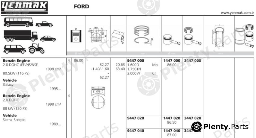  YENMAK part 1447000 Replacement part