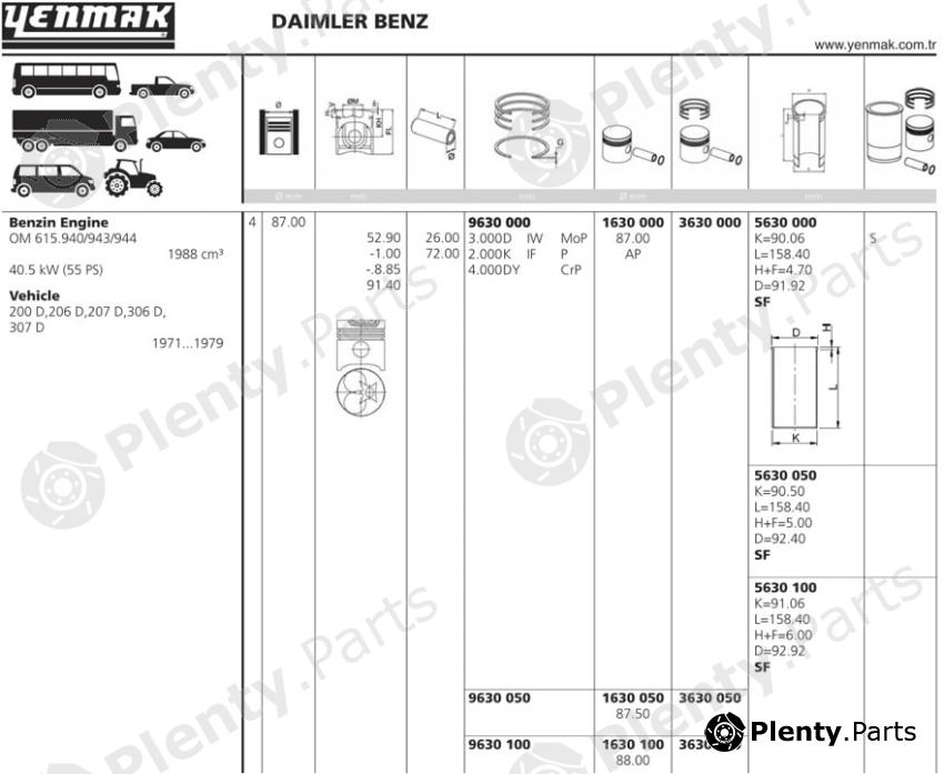 YENMAK part 1630100 Replacement part