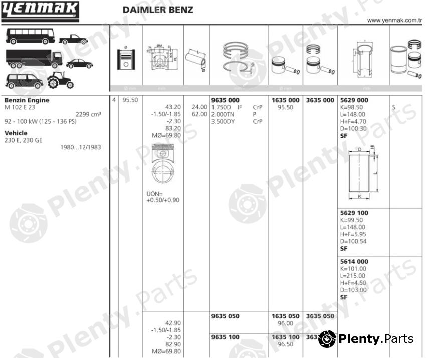  YENMAK part 1635000 Replacement part