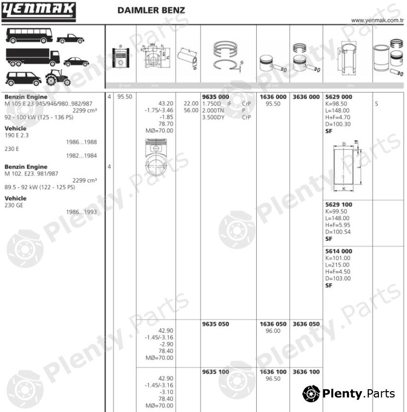  YENMAK part 1636000 Replacement part