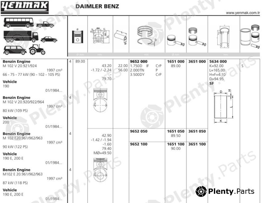  YENMAK part 1651000 Replacement part