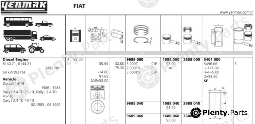  YENMAK part 1688040 Replacement part