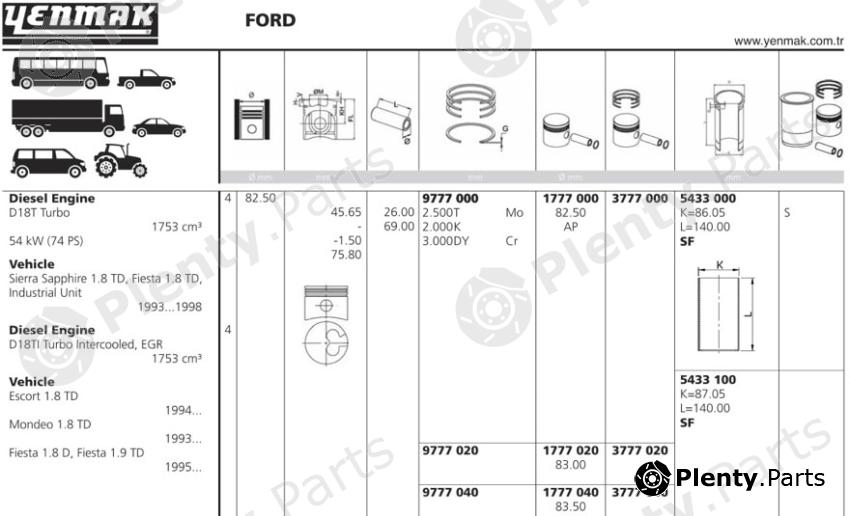  YENMAK part 1777000 Replacement part