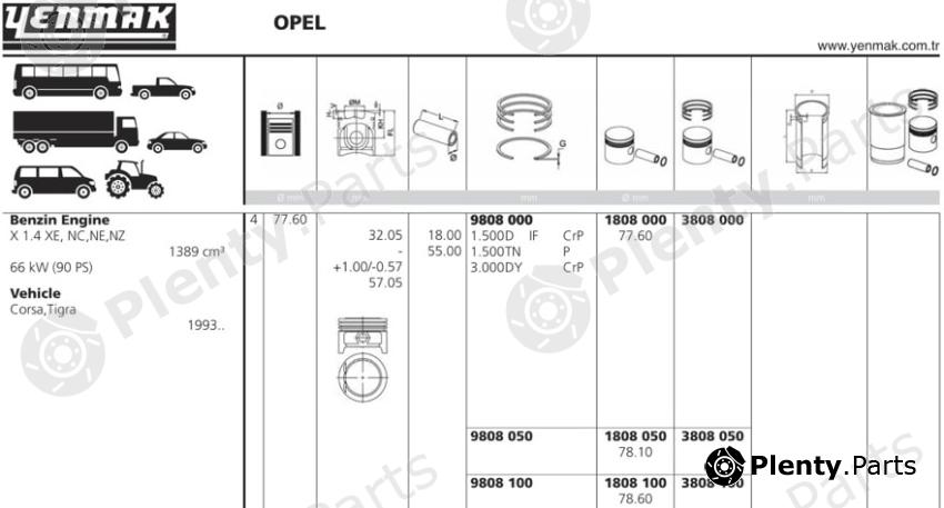  YENMAK part 1808.050 (1808050) Replacement part