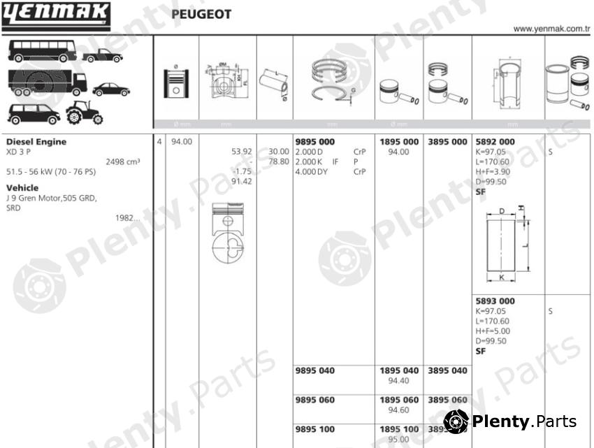  YENMAK part 1895000 Replacement part