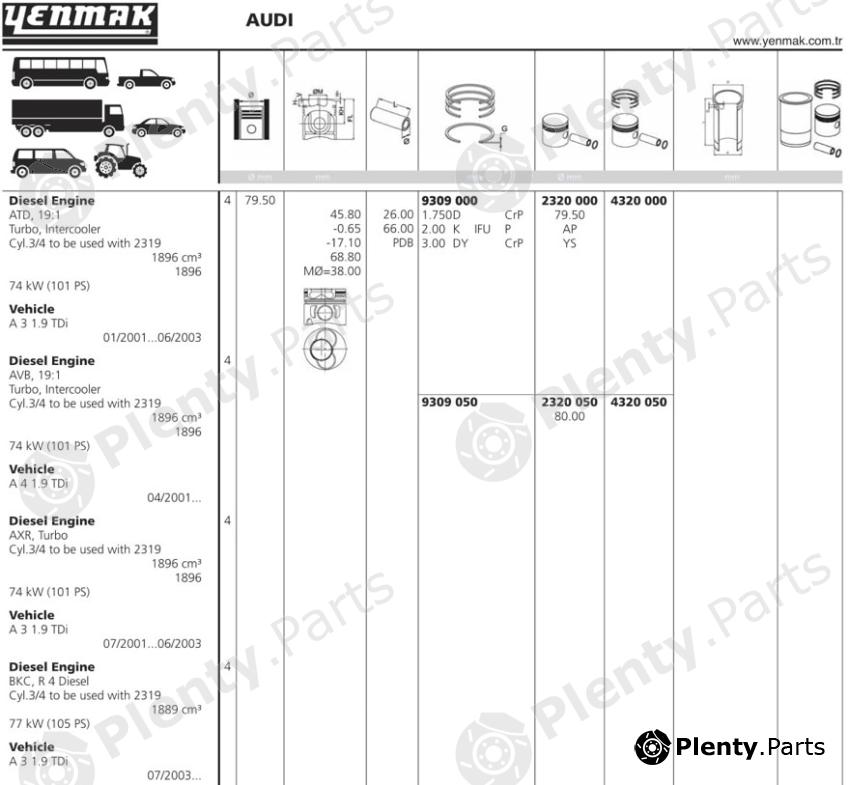  YENMAK part 2320050 Replacement part