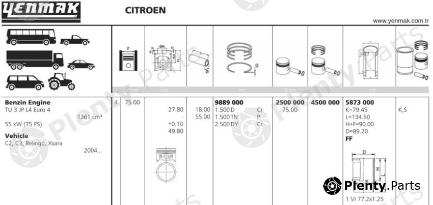  YENMAK part 2500000 Replacement part