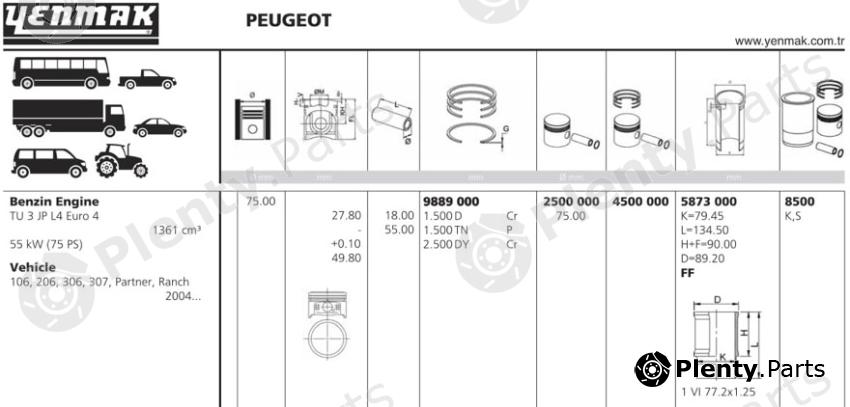  YENMAK part 2500000 Replacement part