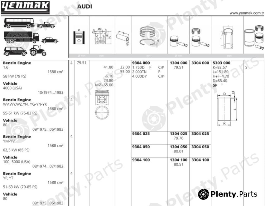  YENMAK part 3304050 Replacement part