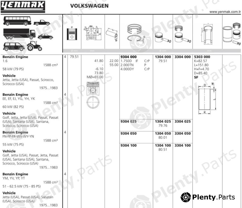  YENMAK part 3304050 Replacement part