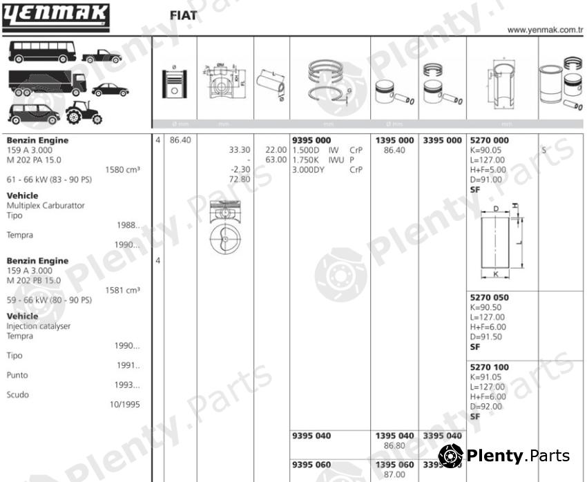  YENMAK part 3395040 Replacement part