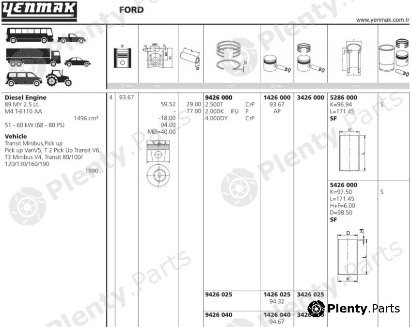  YENMAK part 3426.000 (3426000) Replacement part