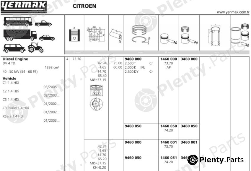  YENMAK part 3460000 Replacement part