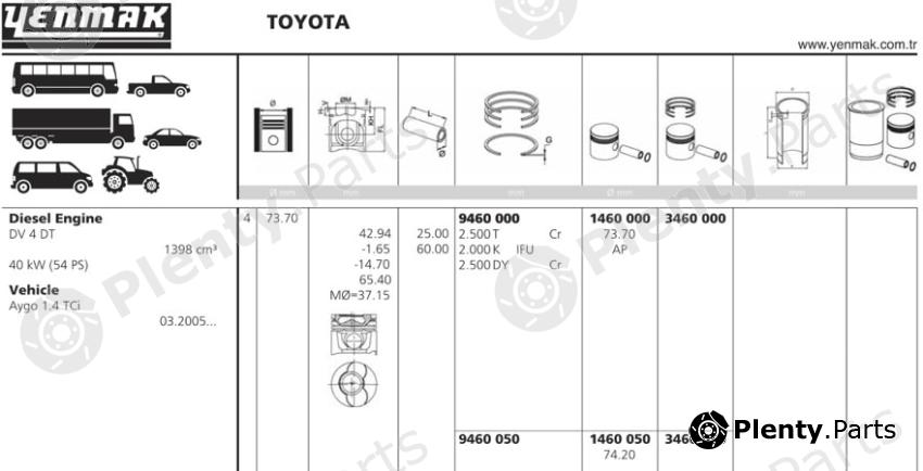  YENMAK part 3460000 Replacement part