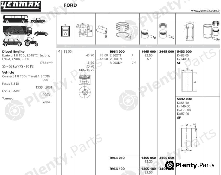  YENMAK part 3465000 Replacement part