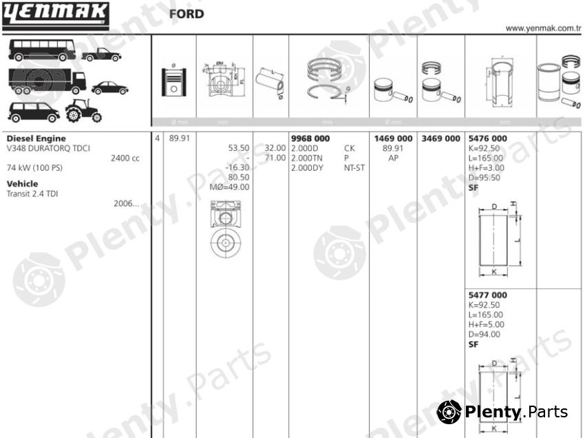  YENMAK part 3469000 Replacement part
