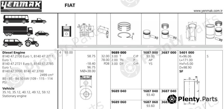  YENMAK part 3687.040 (3687040) Replacement part
