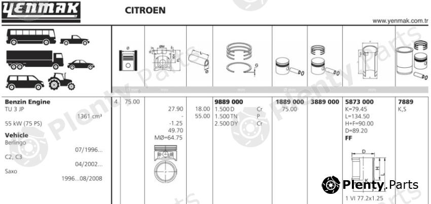  YENMAK part 3889000 Replacement part