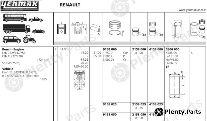  YENMAK part 4158000 Replacement part