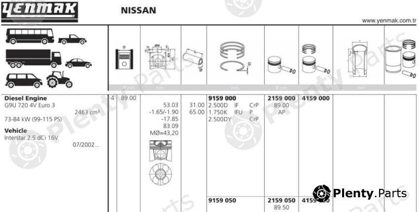  YENMAK part 4159050 Replacement part