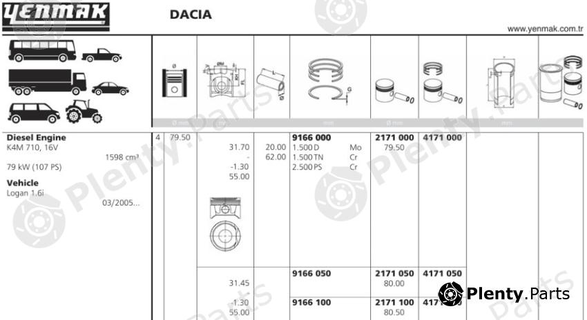  YENMAK part 4171000 Replacement part