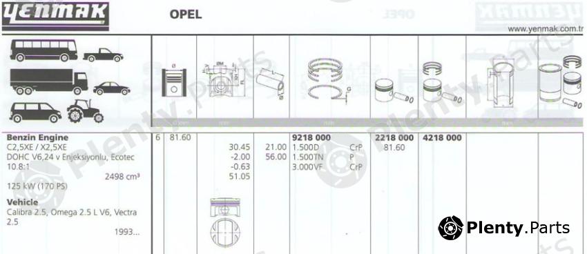  YENMAK part 4218000 Replacement part