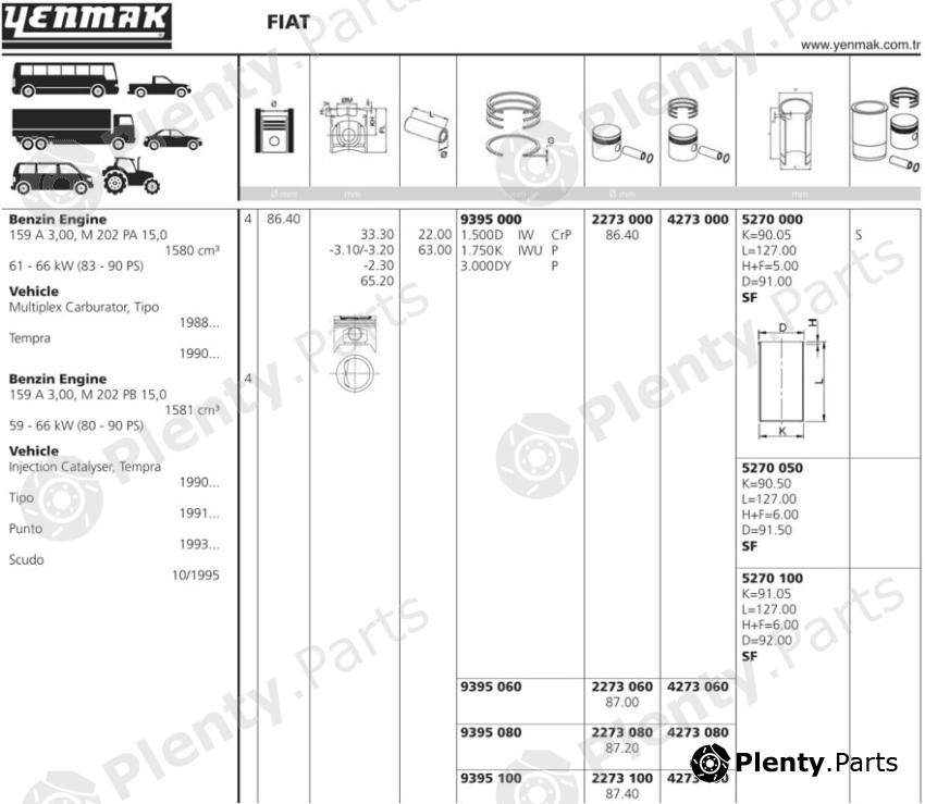  YENMAK part 4273000 Replacement part