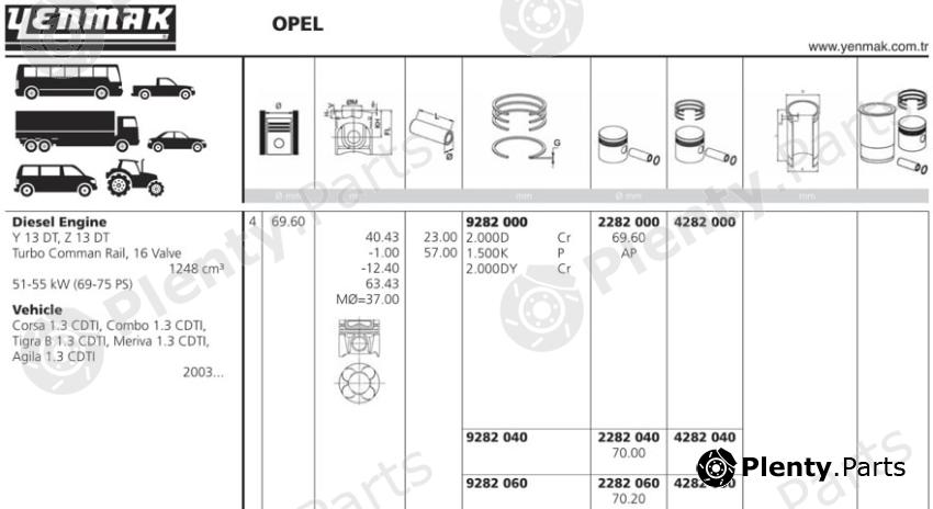  YENMAK part 4282.060 (4282060) Replacement part