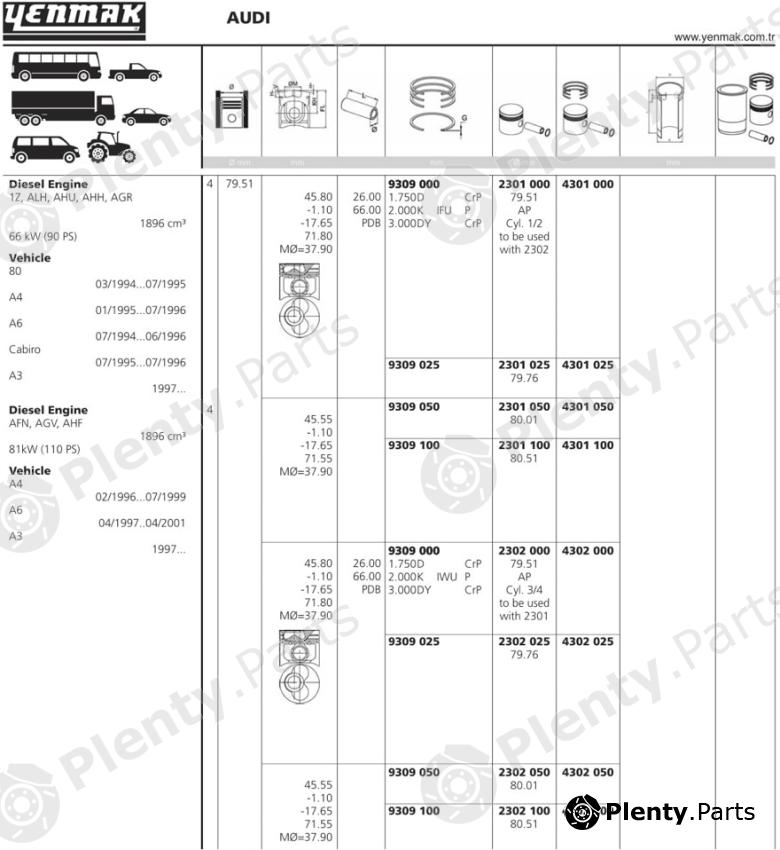  YENMAK part 4301000 Replacement part