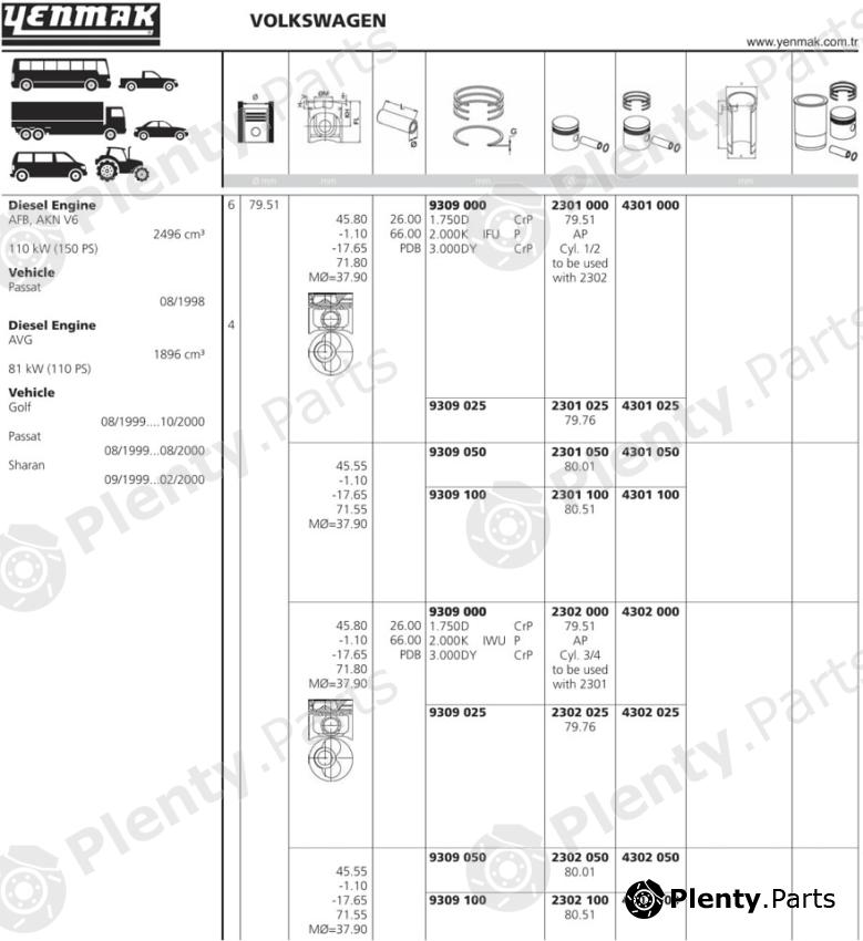  YENMAK part 4301000 Replacement part