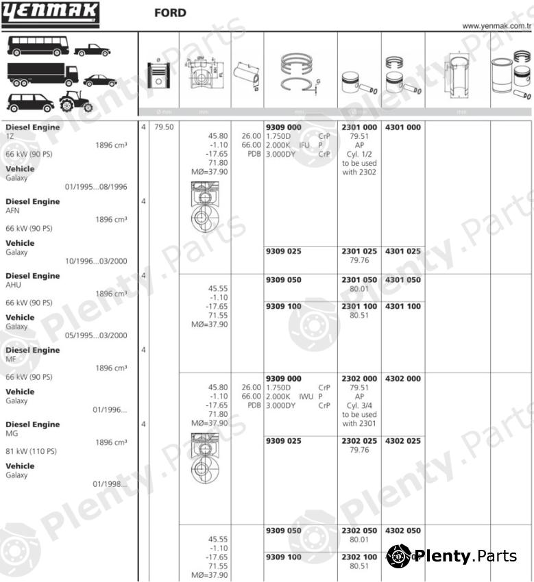  YENMAK part 4301050 Replacement part